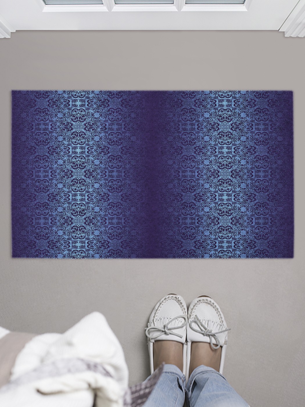 

Придверный коврик в прихожую для обуви, на резиновой основе, 75x45 см door_44294 JoyArty