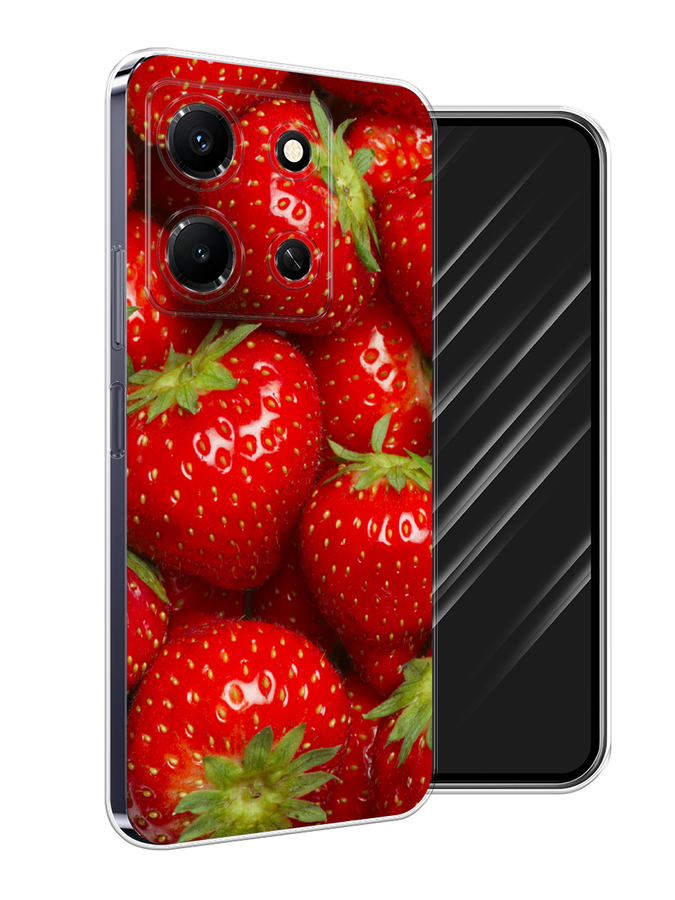 

Чехол Awog на Infinix Note 30i "Клубника", Красный;зеленый, 3104350-10