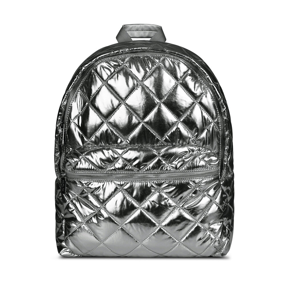 Рюкзак женский SOKOLOV FL90873SV-1A, серебристый, 39х30х12 см