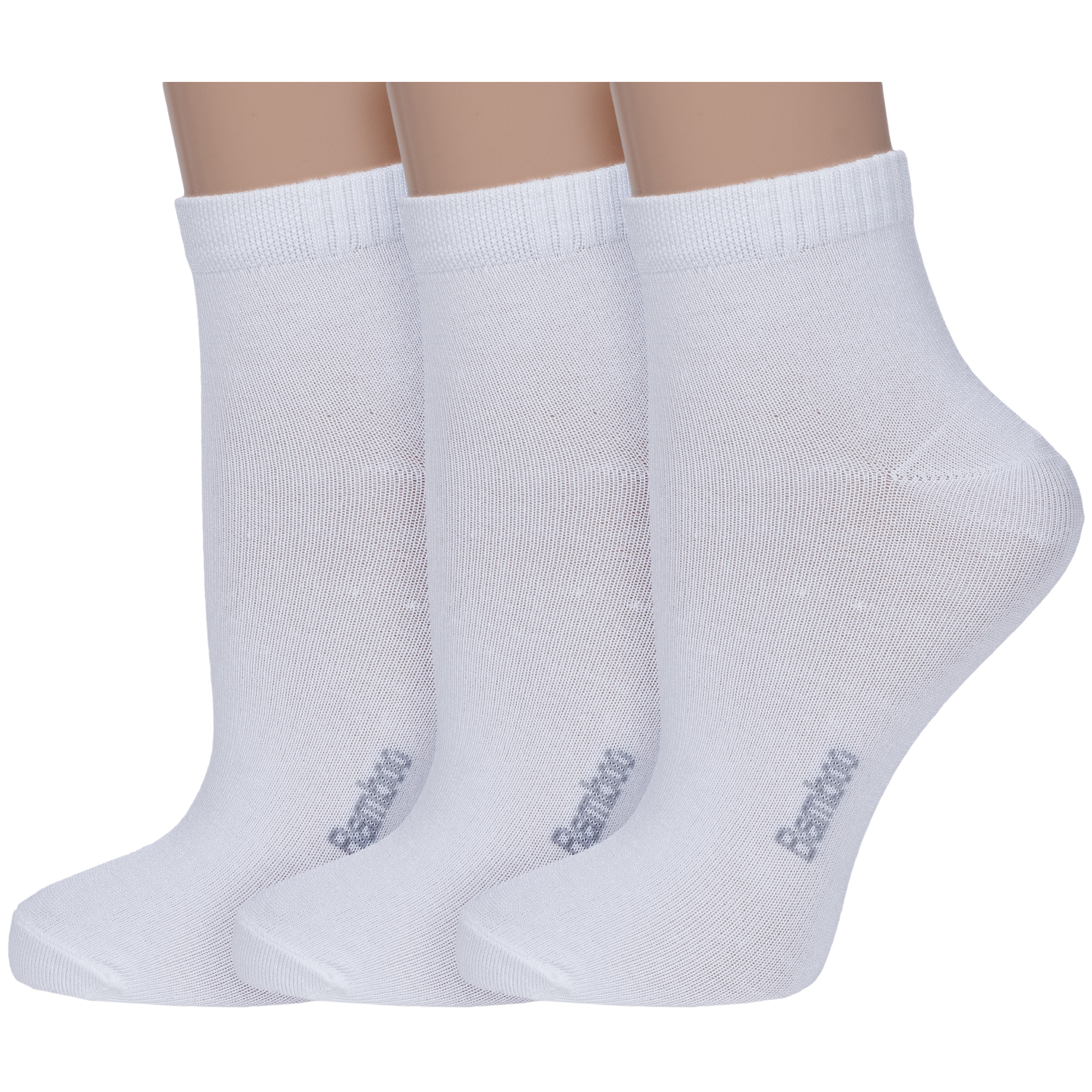Комплект носков женских VASILINA 3-3С8241 белых 23-25