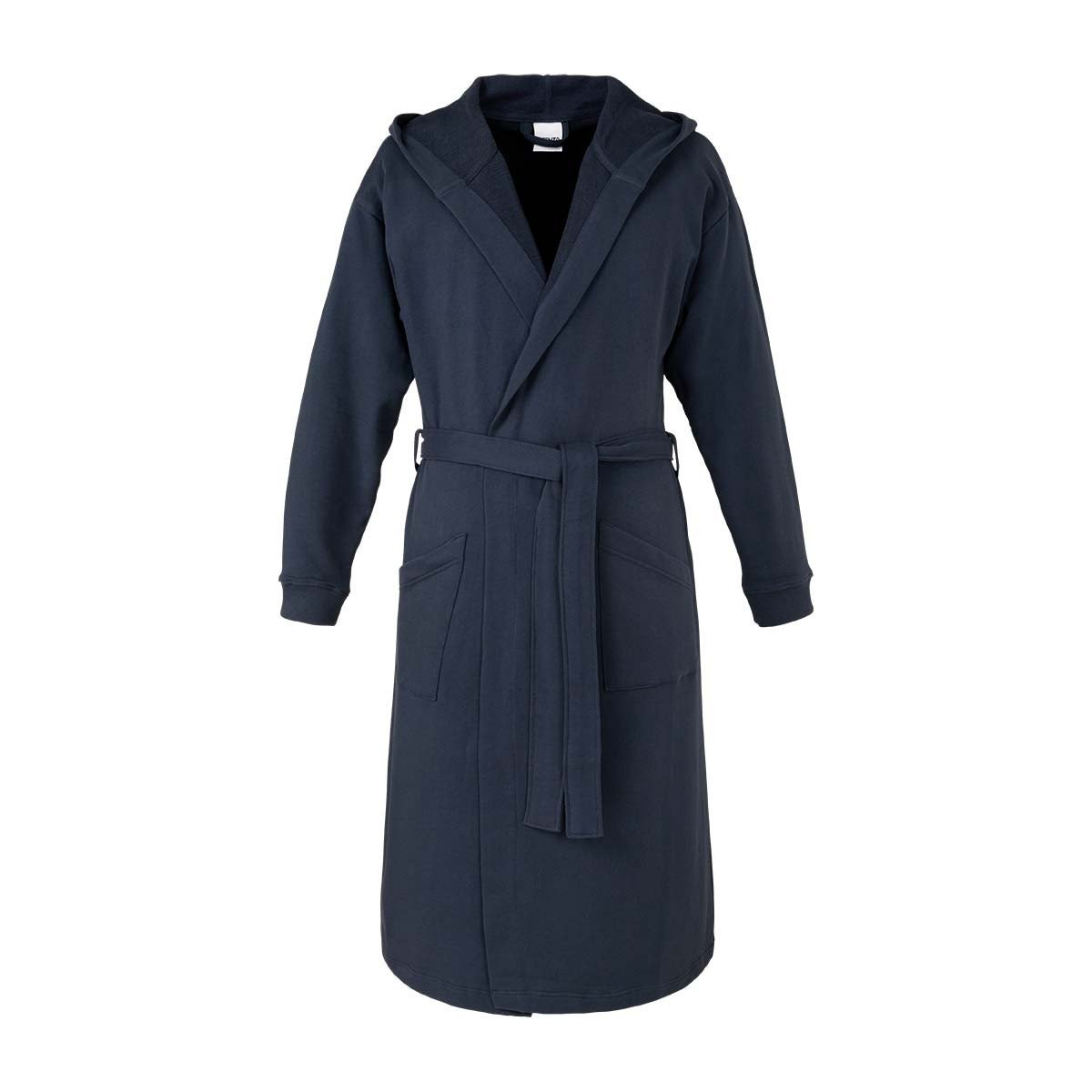 Халат женский NoBrand Criss Cross синий XL