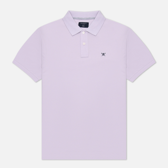 

Мужское поло Hackett Slim Fit Logo фиолетовый, Размер XL, Slim Fit Logo