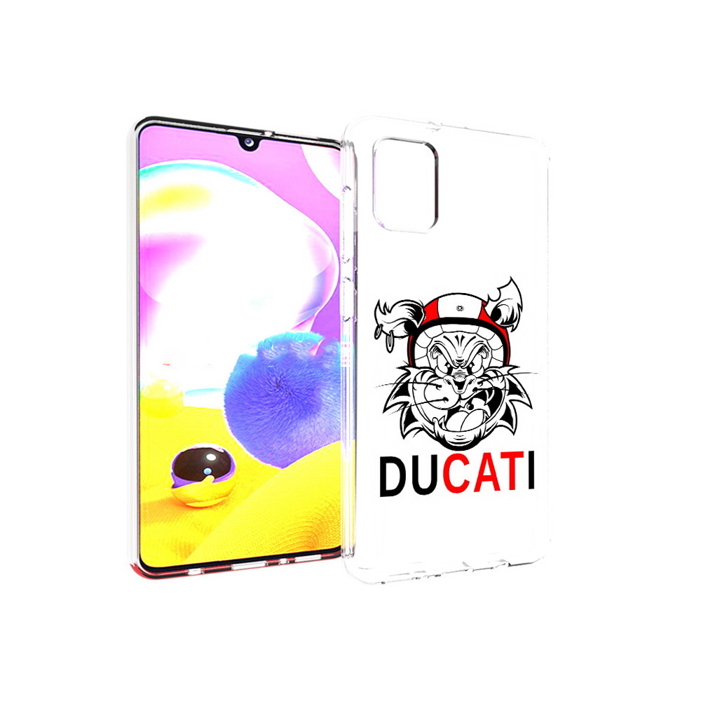 

Чехол MyPads Tocco для Samsung Galaxy A31 дукати (PT146911.482.339), Прозрачный, Tocco