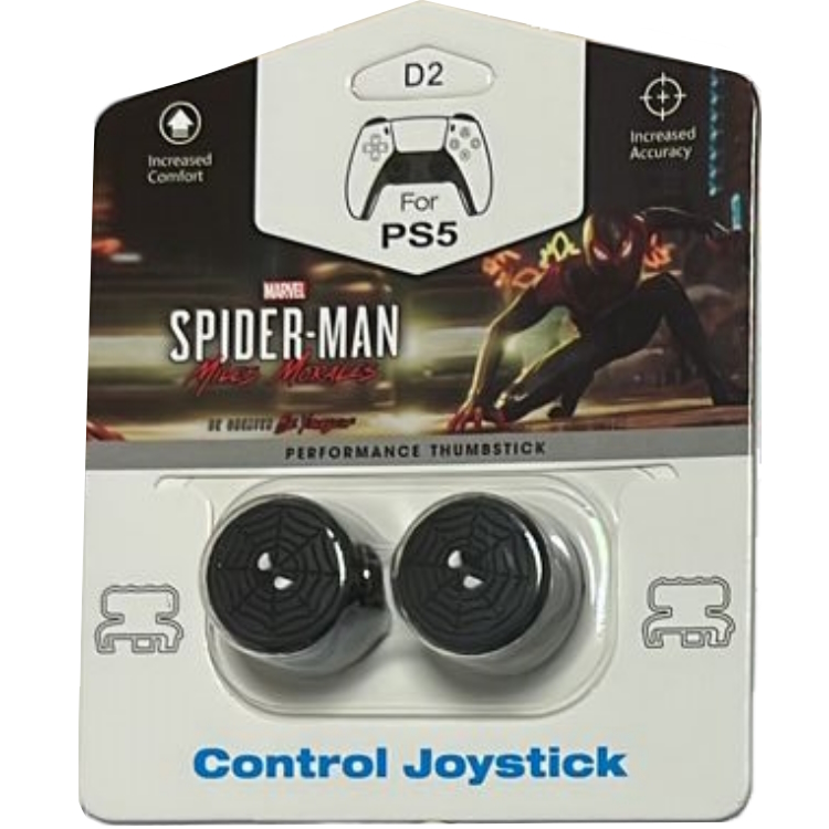 Накладки на стики для DualSense/DualShock 4 DH Spiderman Miles Morales\D02 Black PS5/PS4