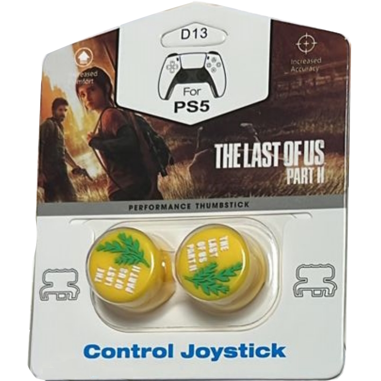 

Накладки на стики для DualSense/DualShock 4 DH The Last of Us Part 2\D13 Yellow (PS5/PS4), Белый;желтый;зеленый, DH The Last of Us Part 2\D13