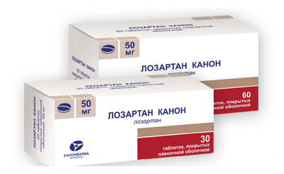 Купить Лозартан Канон таблетки 50 мг 90 шт., Канонфарма продакшн ЗАО