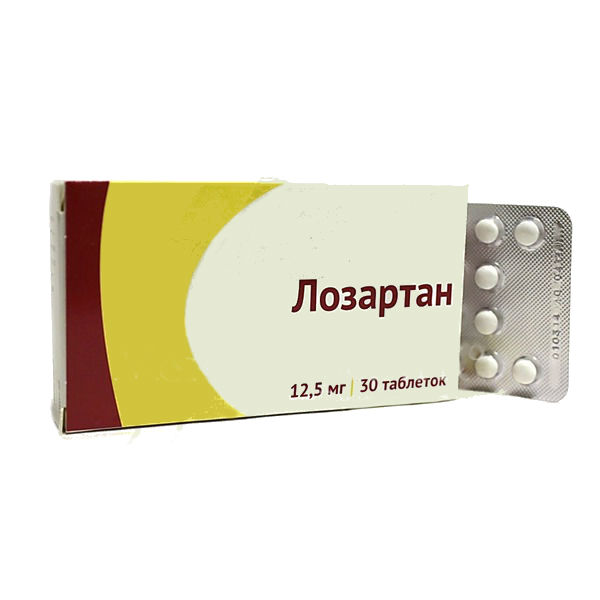 Купить Лозартан таблетки 12, 5 мг 30 шт., Озон ООО, Россия