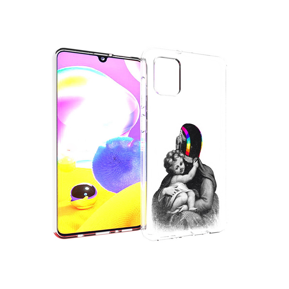 

Чехол MyPads Tocco для Samsung Galaxy A31 защитник в шлеме (PT146911.482.350), Прозрачный, Tocco