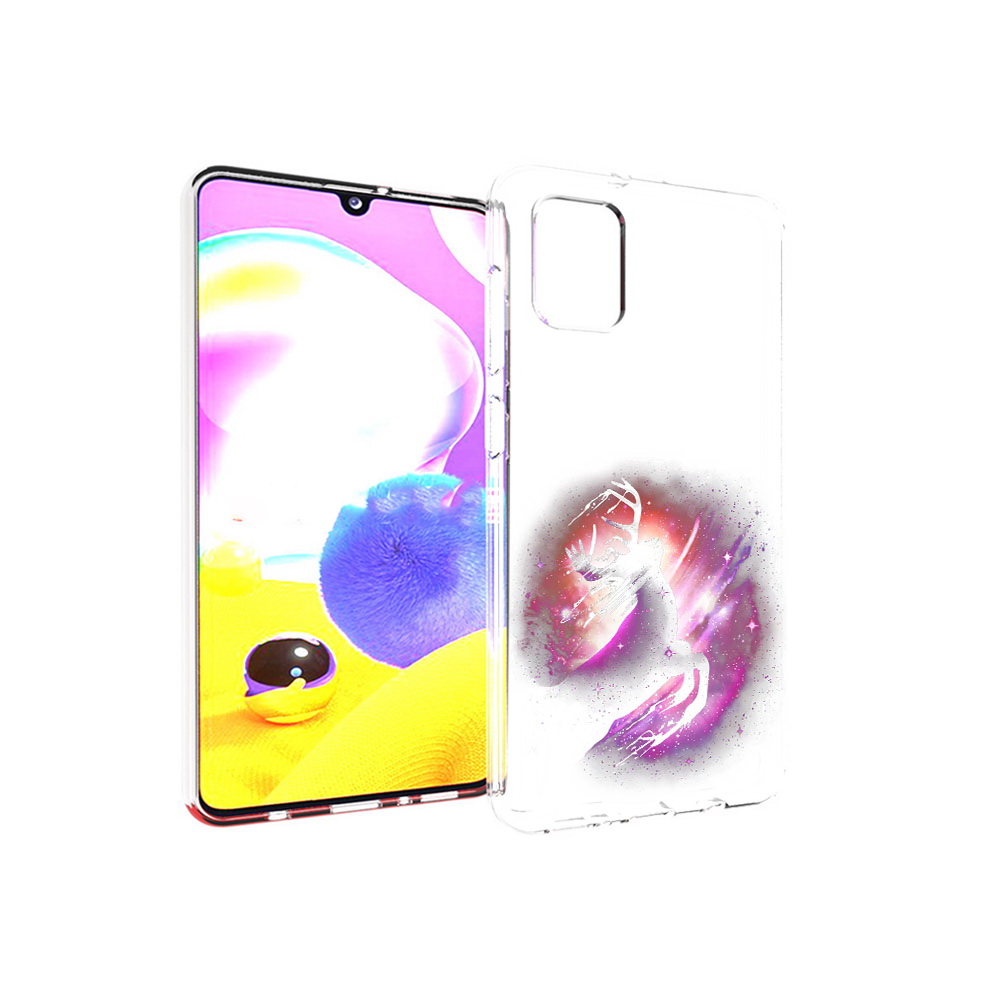 

Чехол MyPads Tocco для Samsung Galaxy A31 звездный олень (PT146911.482.354), Прозрачный, Tocco