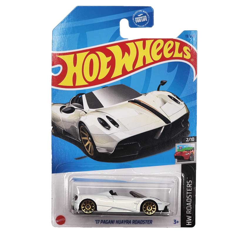 

Машинка Hot Wheels Хот Вилс 13250 17 PAGANI HUAYRA ROADSTER, HKH37-M521, Белый