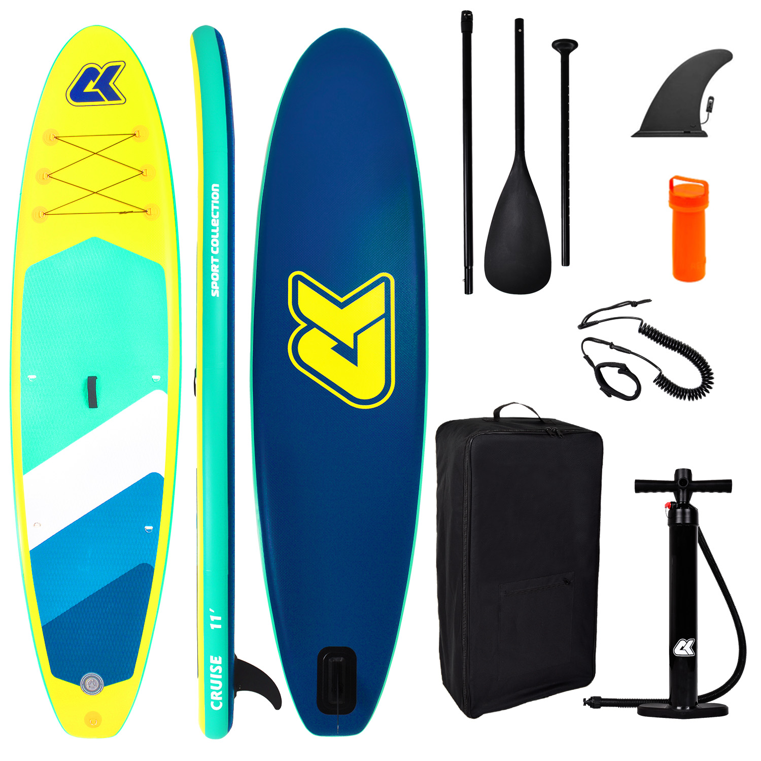 

Сапборд Sport Collection CK-11 Yellow Blue, Желтый;синий, CK-11