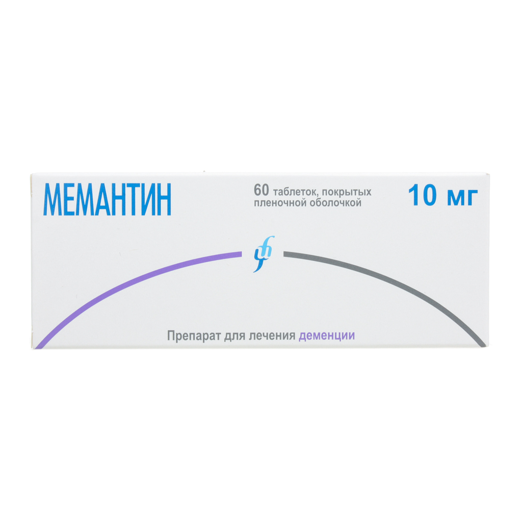 фото Мемантин таблетки 10 мг 60 шт. изварино фарма ооо