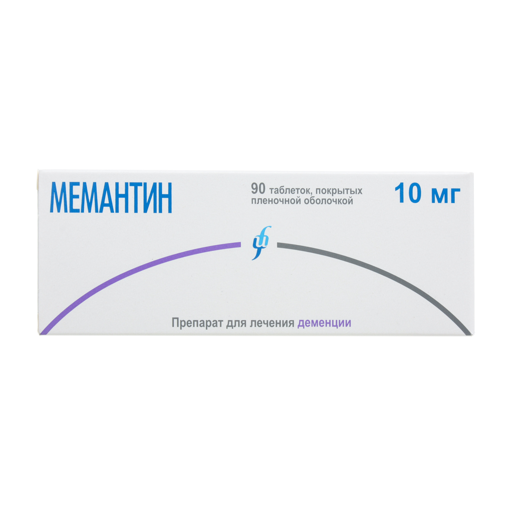Купить Мемантин таблетки 10 мг 90 шт., Изварино Фарма ООО