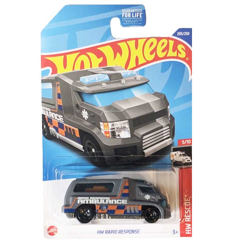 

Машинка Hot Wheels Хот Вилс 205250 HW RAPID RESPONSE, HCX79-R521, Серый