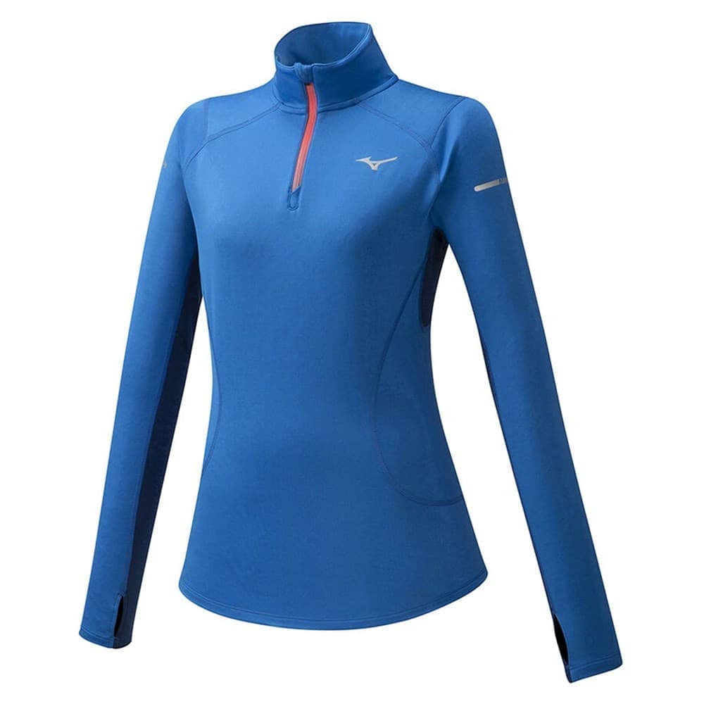 

Лонгслив женский Mizuno J2GC0711-26 голубой M, J2GC0711-26
