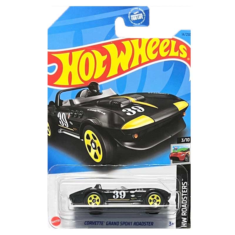 

Машинка Hot Wheels Хот Вилс 14250 CORVETTE GRAND SPORT ROADSTER, HKH38-M521, Черный