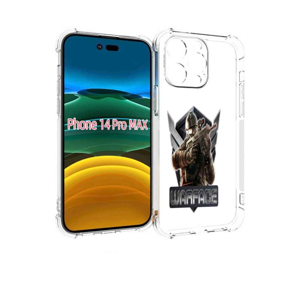 

Чехол MyPads игра про войну для iPhone 14 Pro Max, Прозрачный, Tocco