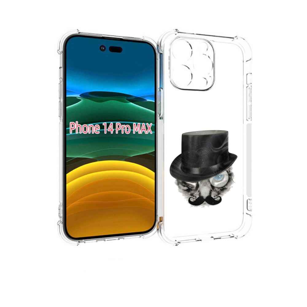 

Чехол MyPads интелегентный кот для iPhone 14 Pro Max, Прозрачный, Tocco