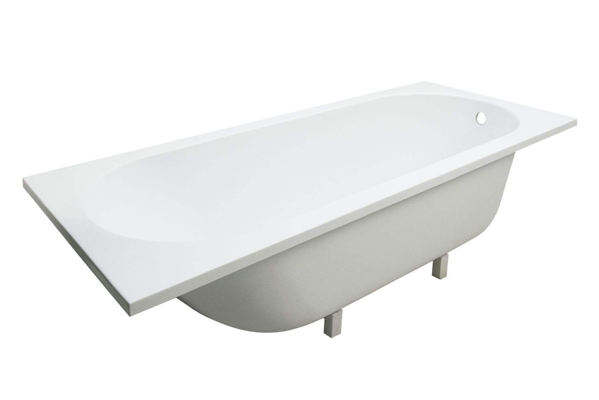 

Ванна из искусственного камня Marmo Bagno Лучия 180х80 с ножками, Белый, Лучия