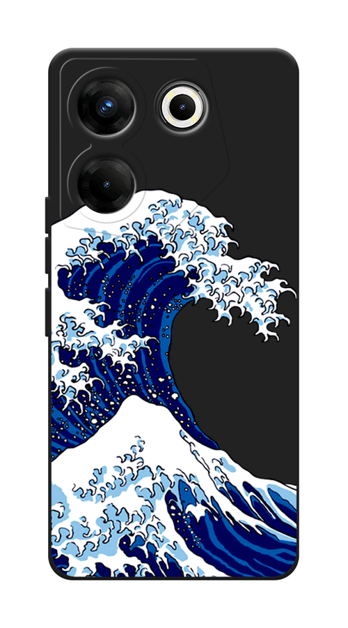 

Чехол Awog на Tecno Camon 20 Pro 5G "Волна в Канагаве", Синий;белый, 304052-1