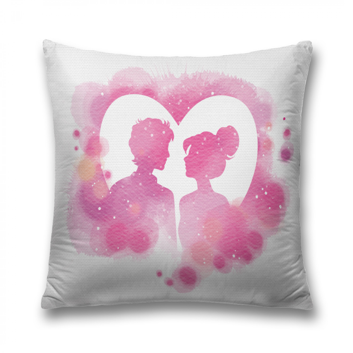 

Наволочка декоративная JoyArty "Любовная валентинка" на молнии, 45x45 см, Любовная валентинка