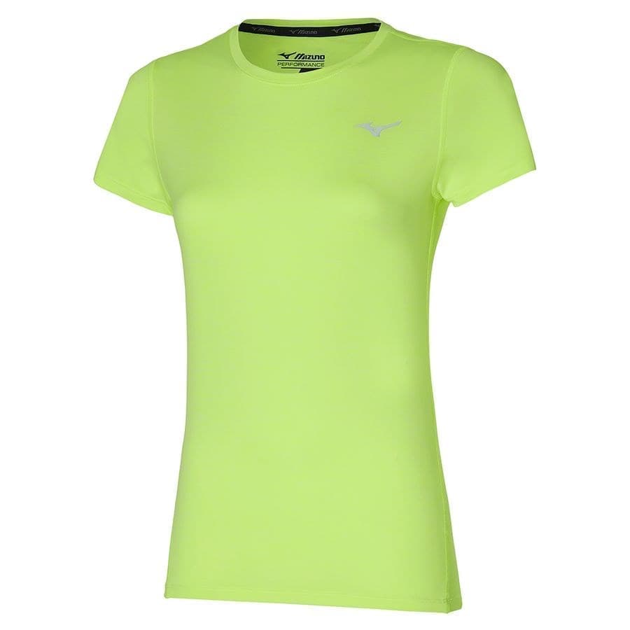 

Футболка женская Mizuno J2GA7721-37 зеленая XS, Зеленый, J2GA7721-37