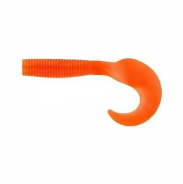 

Приманка твистер Allvega Flutter Tail Grub crazy carrot 80 мм 7 шт, Оранжевый, Flutter Tail Grub