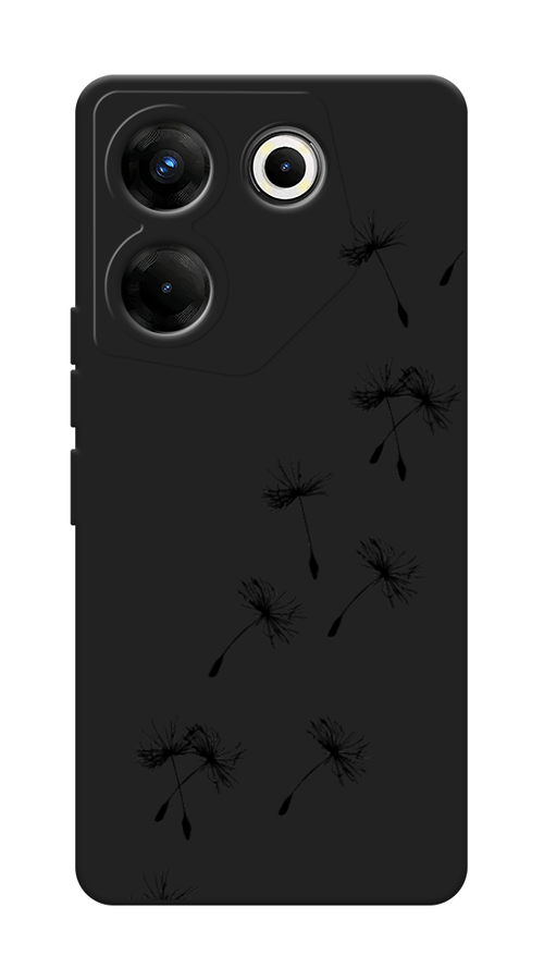 

Чехол Awog на Tecno Camon 20 Pro 5G "Летящие одуванчики", Черный, 304052-1