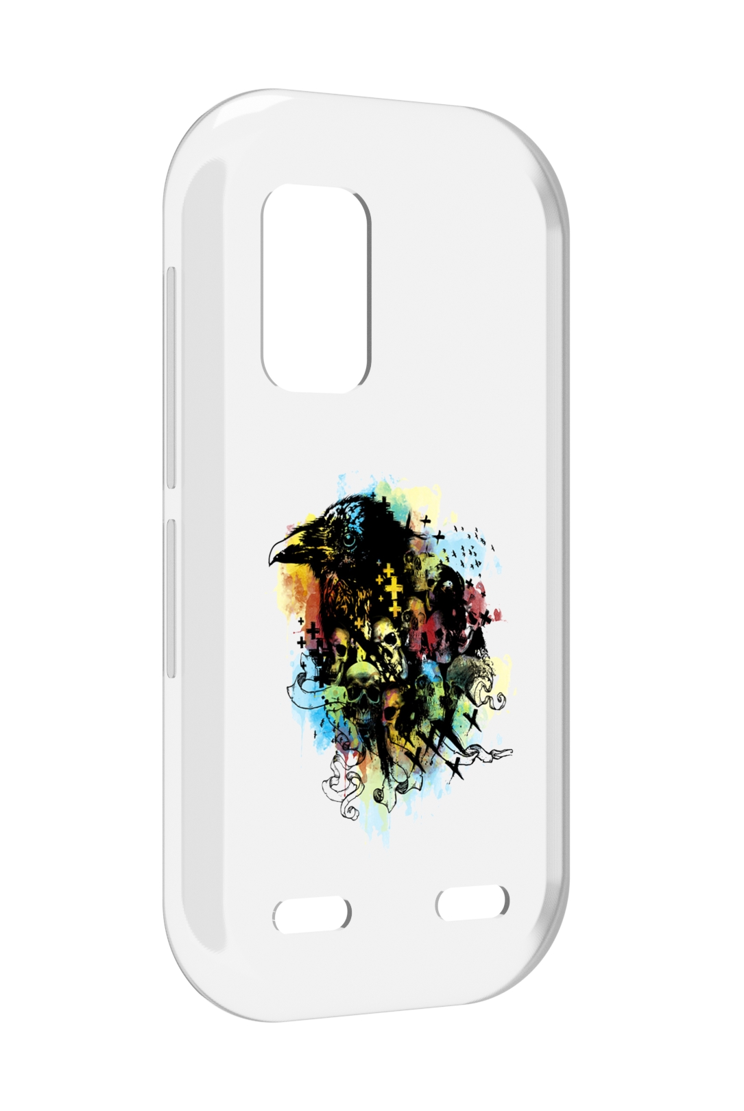 

Чехол MyPads ворон и черепа для UleFone Armor X10 / X10 Pro, Прозрачный, Tocco