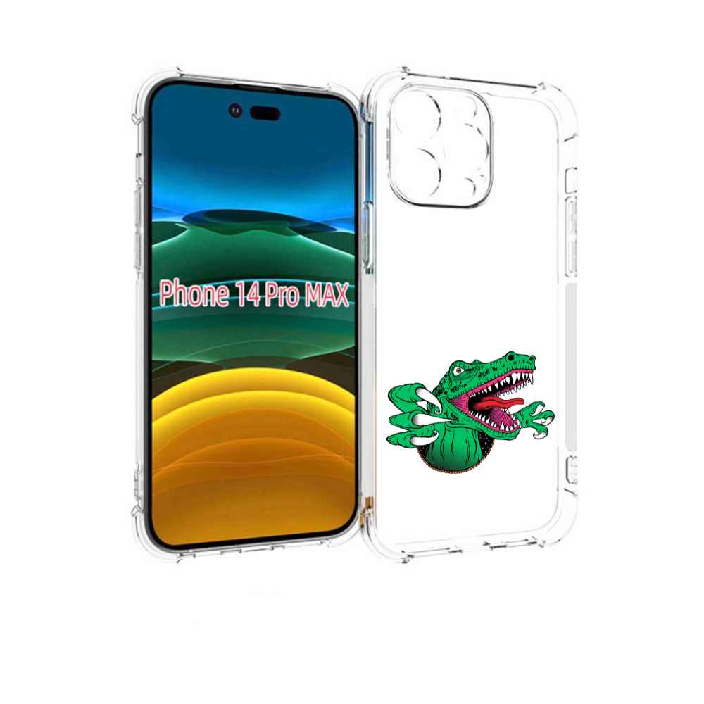 

Чехол MyPads крокодил для iPhone 14 Pro Max, Прозрачный, Tocco