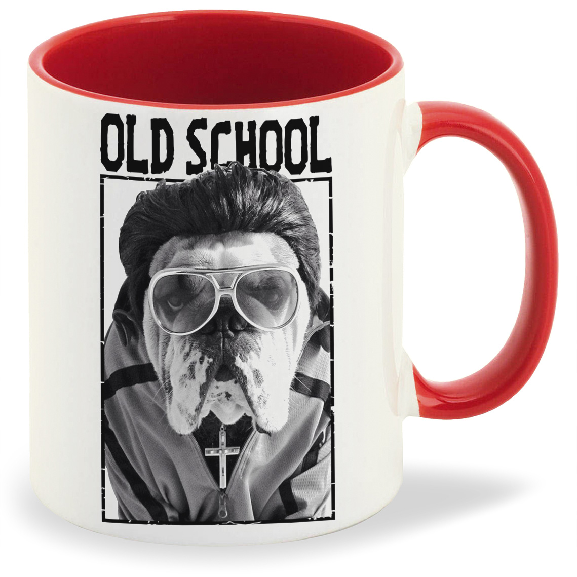 

Кружка CoolPodarok Old scool Бульдог, Old scool Бульдог