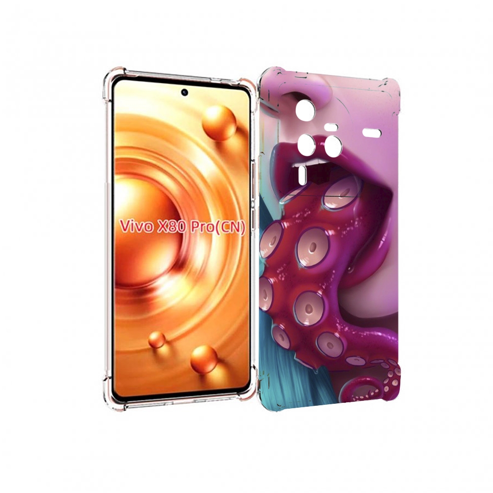 

Чехол MyPads девушка с щупальцой женский для Vivo X80 PRO, Прозрачный, Tocco