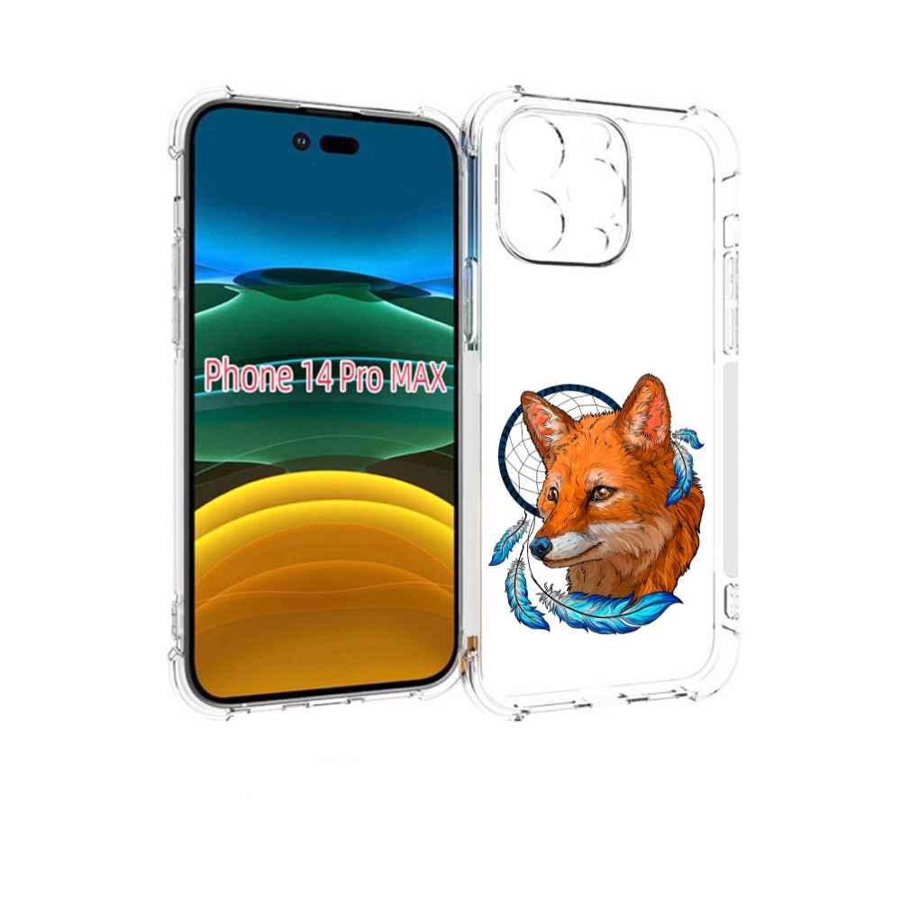 

Чехол MyPads лиса и ловец снов для iPhone 14 Pro Max, Прозрачный, Tocco