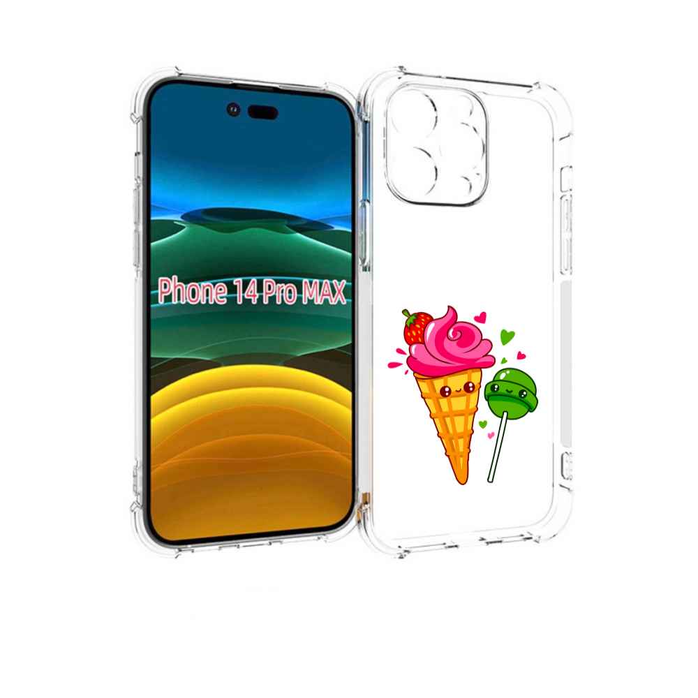 

Чехол MyPads Вкусняшки для iPhone 14 Pro Max, Прозрачный, Tocco