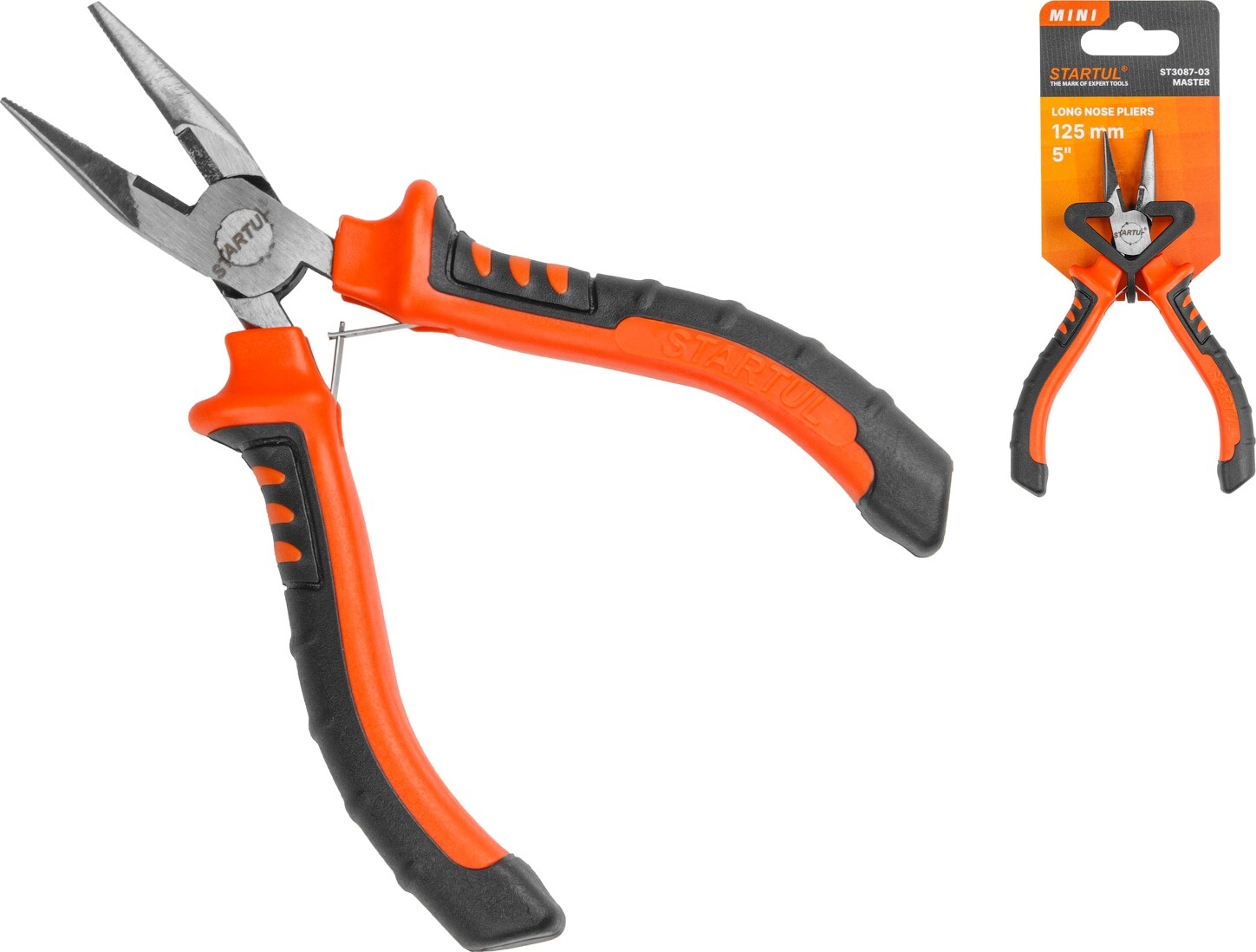 

Тонкогубцы STARTUL Master Mini с авторазжимом 125 мм ST3087-03