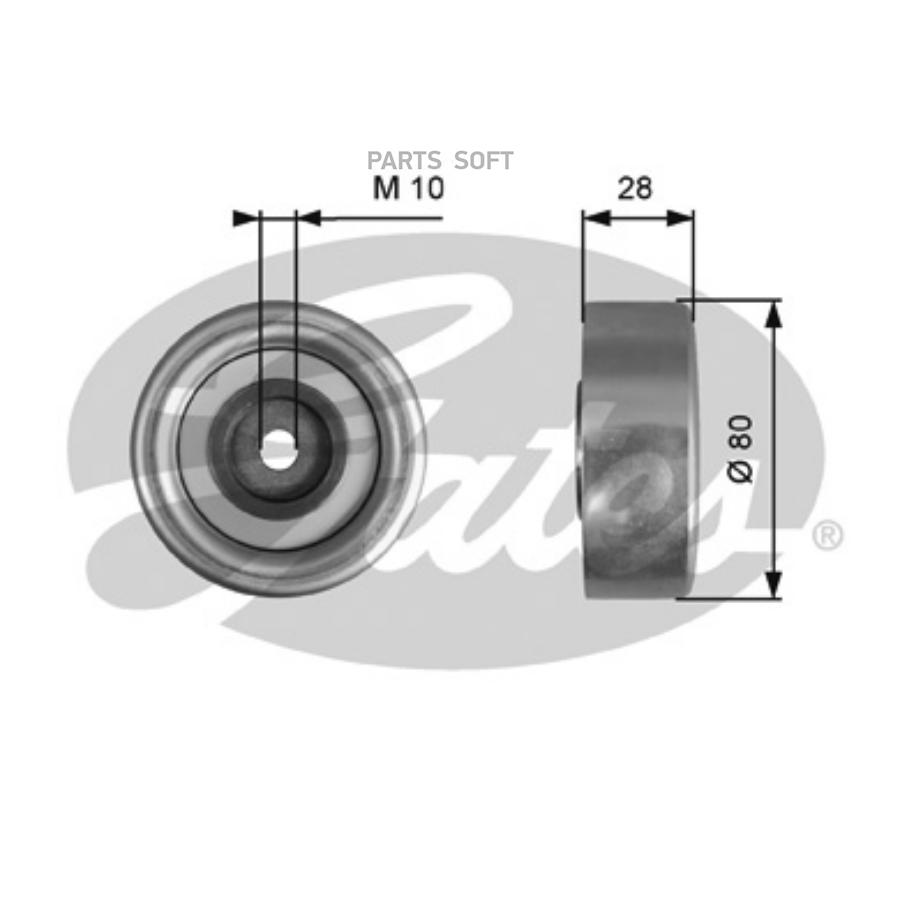 

Ролик Ремня Приводного 7803-21778 GATES t36778
