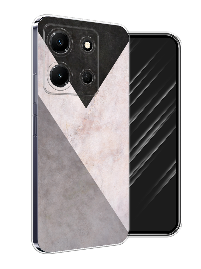 

Чехол Awog на Infinix Note 30i "Геометричный мрамор", Бежевый, 3104350-3