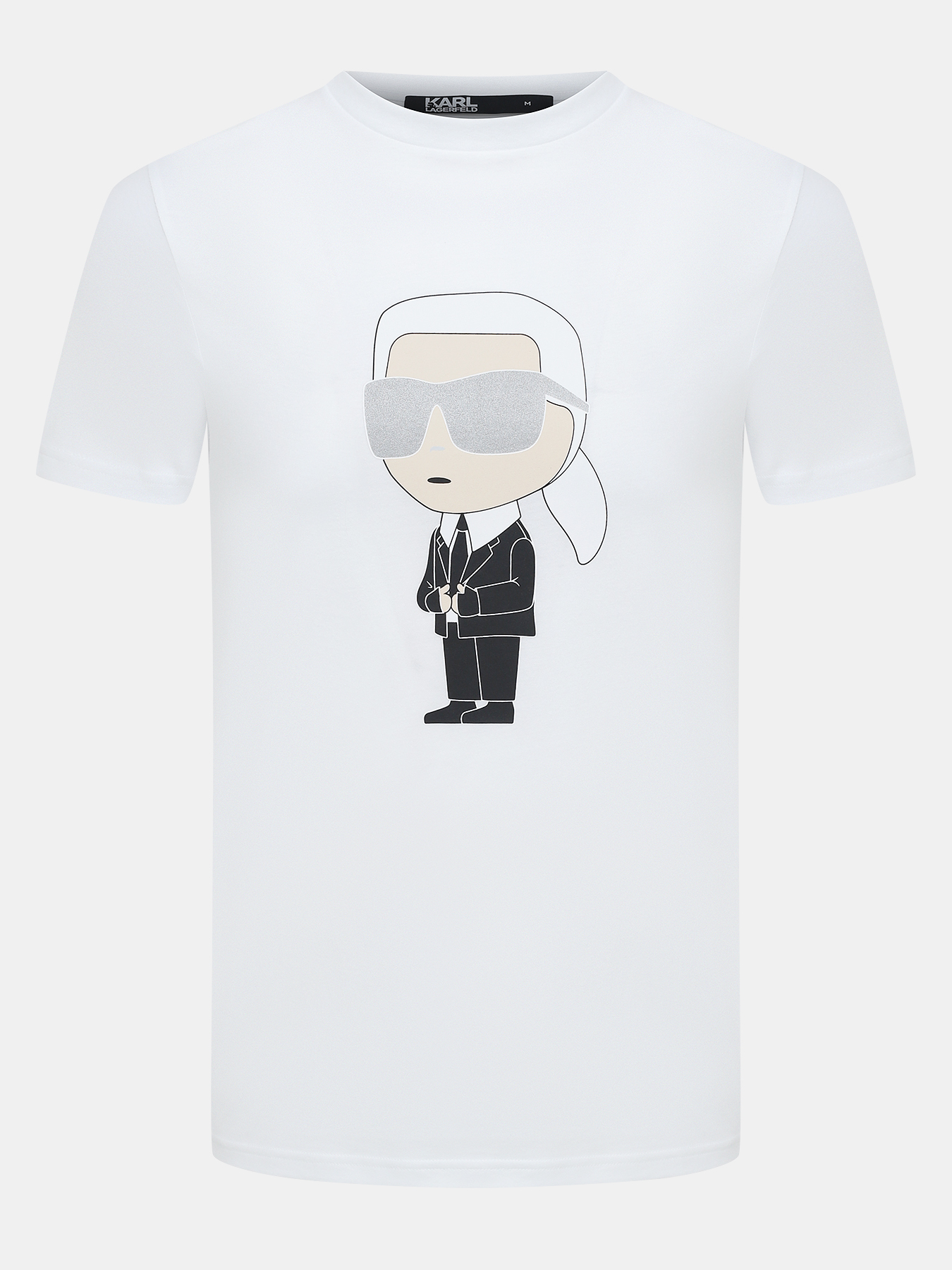 

Футболка мужская Karl Lagerfeld 487439 белая M, Белый, 487439
