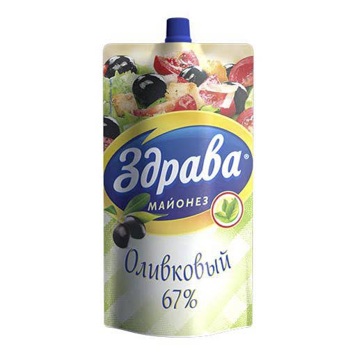 

Майонез Здрава Оливковый 67% 230 г