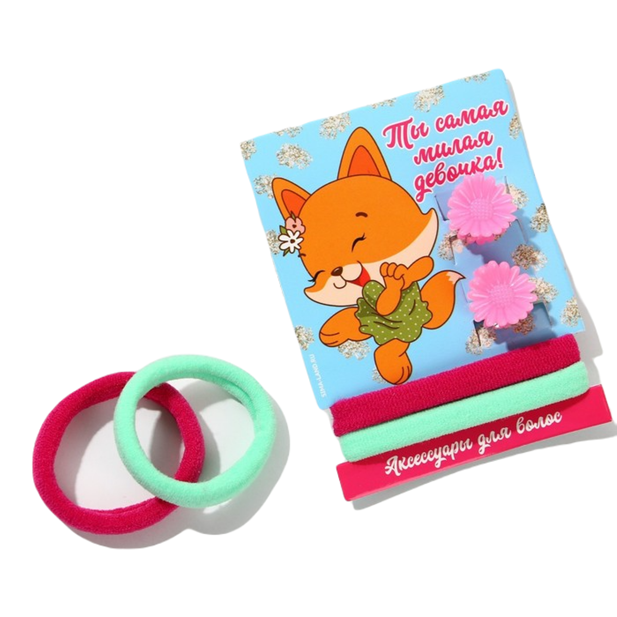 

Заколка женская Art beauty Art beauty_kids, зелёный, розовый, Зеленый;розовый, Art beauty_kids