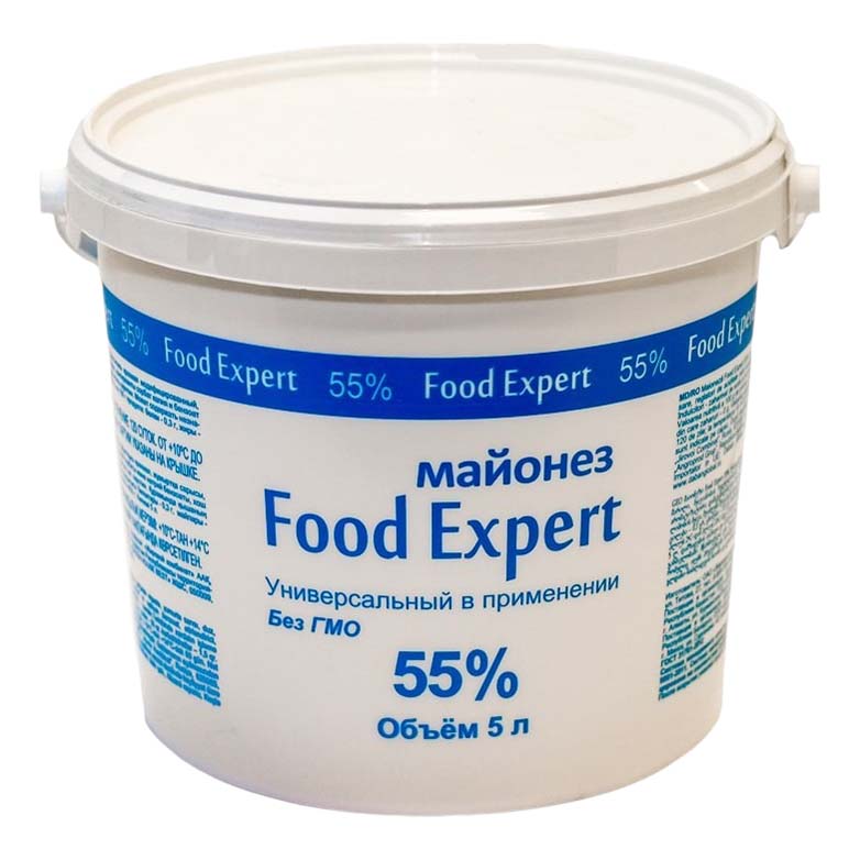 

Майонез ТМ Food Expert 55% 5 л