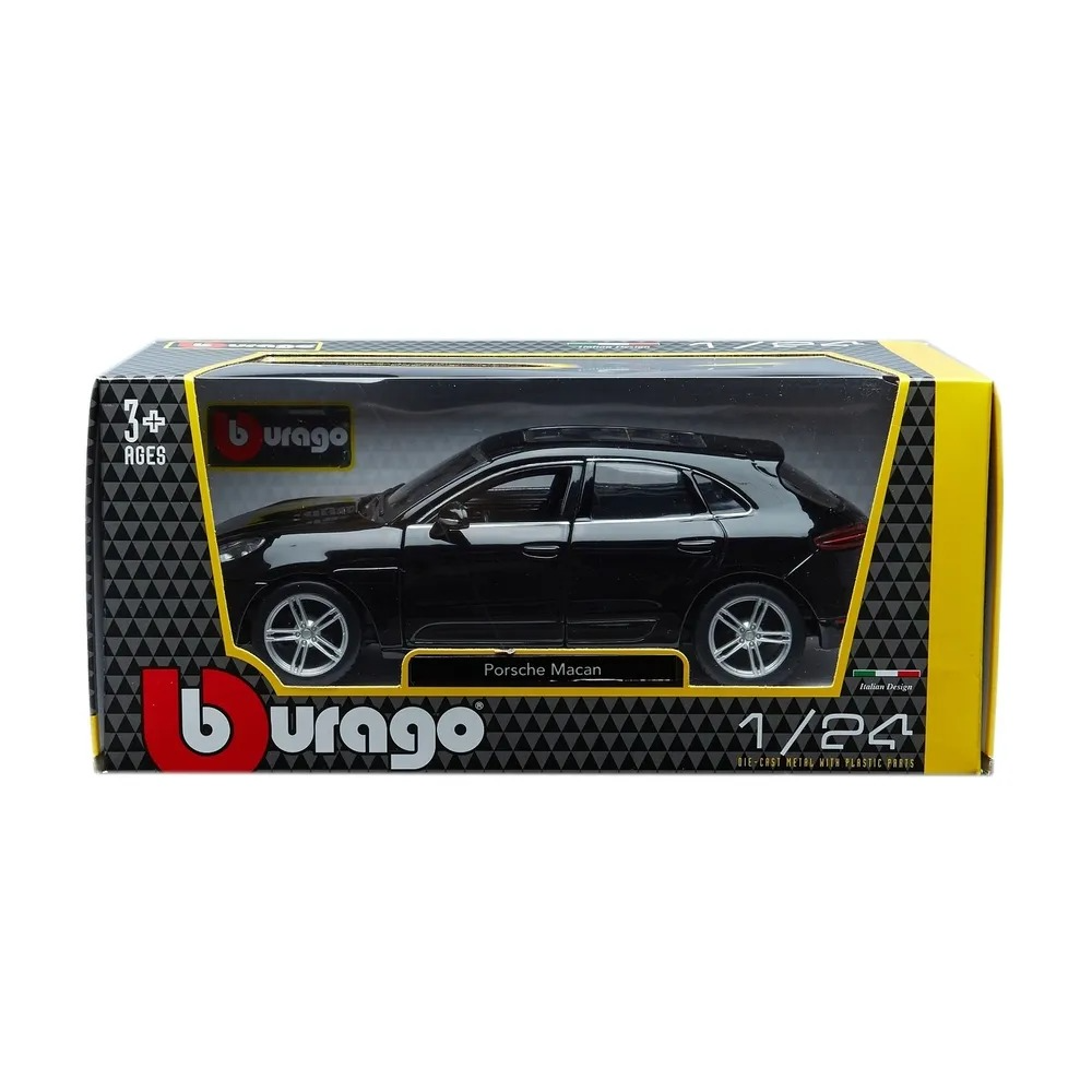 Машинка металлическая 1:24 Bburago Porsche Macan 18-21077 машинка металлическая bburago bugatti bolide 1 18 синяя 18 11047bu