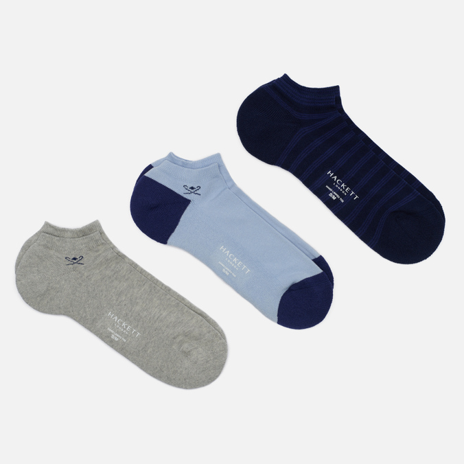 

Комплект носков Hackett Solid Stripe 3-Pack комбинированный, Размер 40-43 EU, Solid Stripe 3-Pack