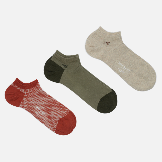 

Комплект носков Hackett Solid Herringbone 3-Pack комбинированный, Размер 44-46 EU, Разноцветный, Solid Herringbone 3-Pack
