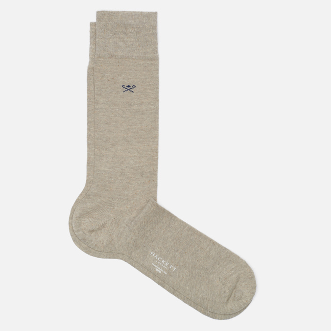 

Носки Hackett Logo Linen бежевый, Размер 40-43 EU, Logo Linen