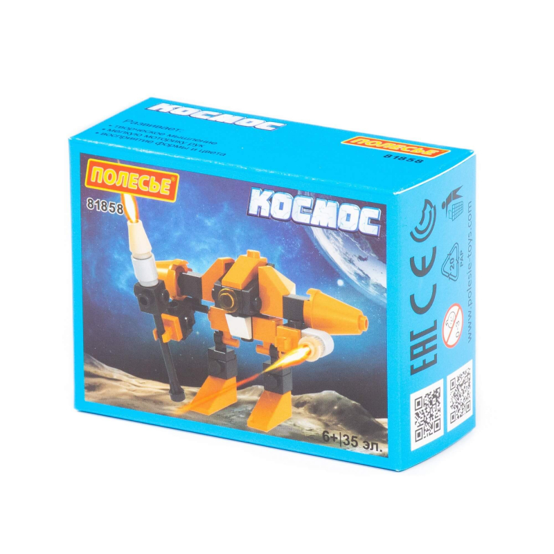 

Конструктор Классик Космос-4 35 элементов в коробке 81858 П-Е /100/