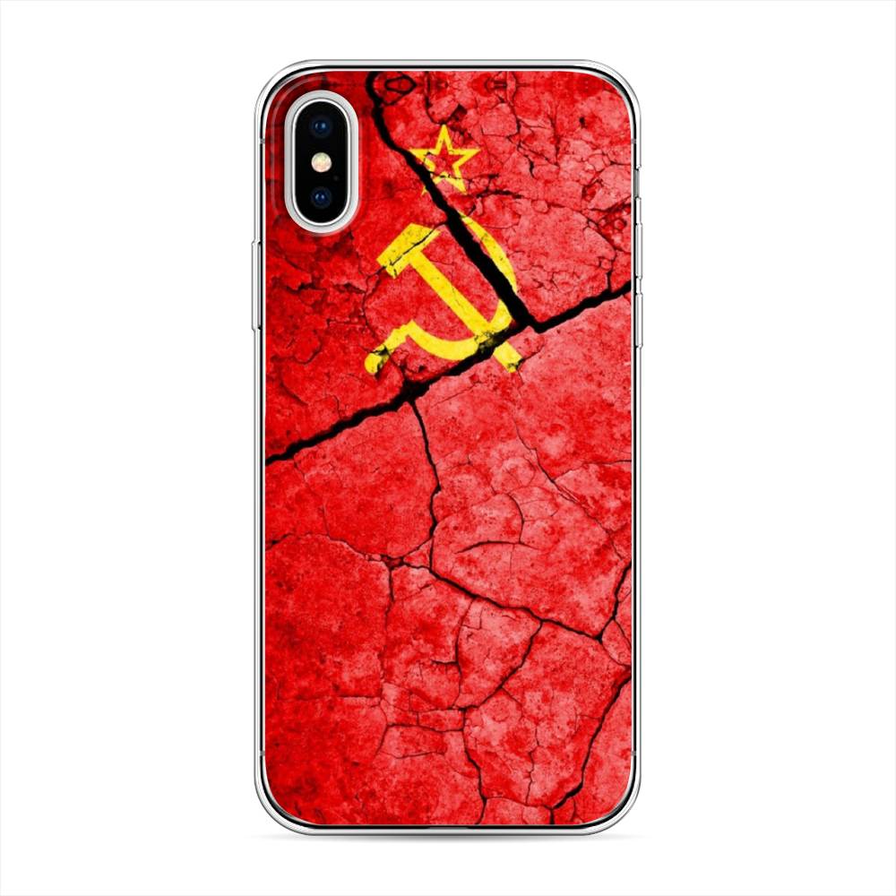 фото Силиконовый чехол "ссср" на apple iphone xs (10s) awog