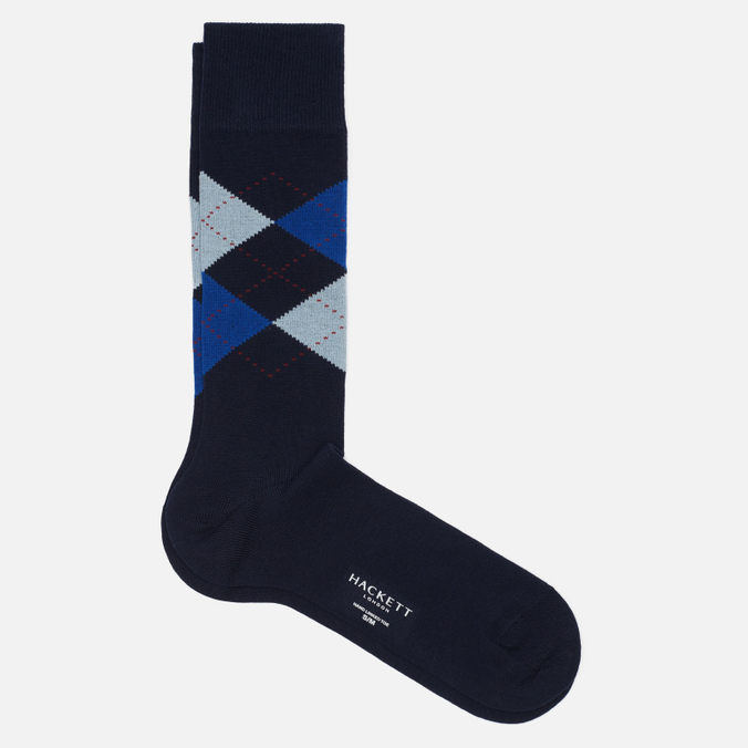 

Носки Hackett Argyle синий, Размер 44-46 EU, Argyle