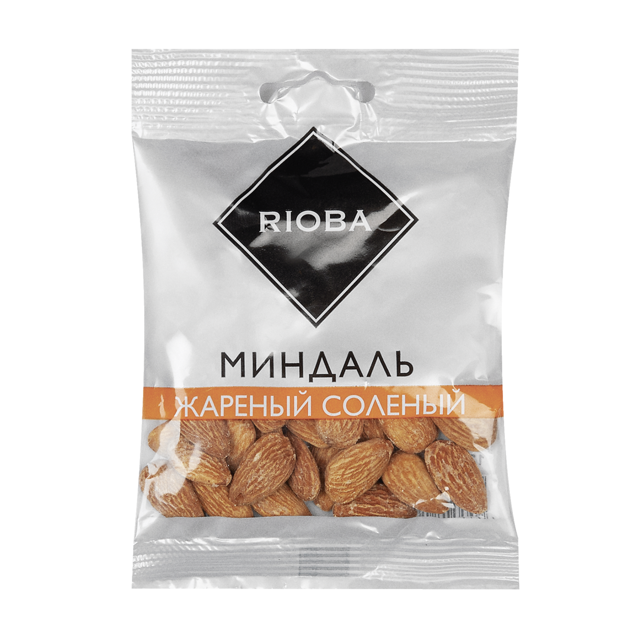 

Миндаль Rioba жареный очищенный соленый 50 г х 6 шт