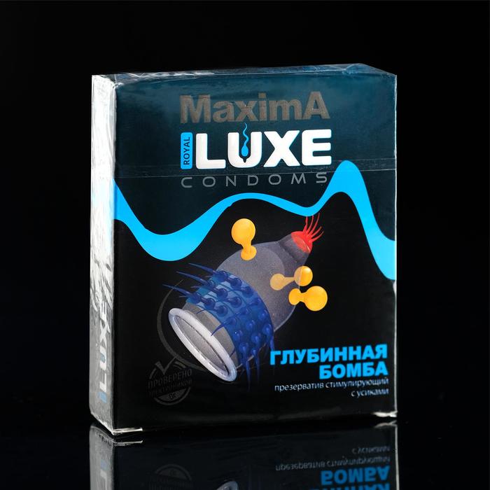 Презервативы Luxe Maxima Глубинная Бомба, 1 шт.